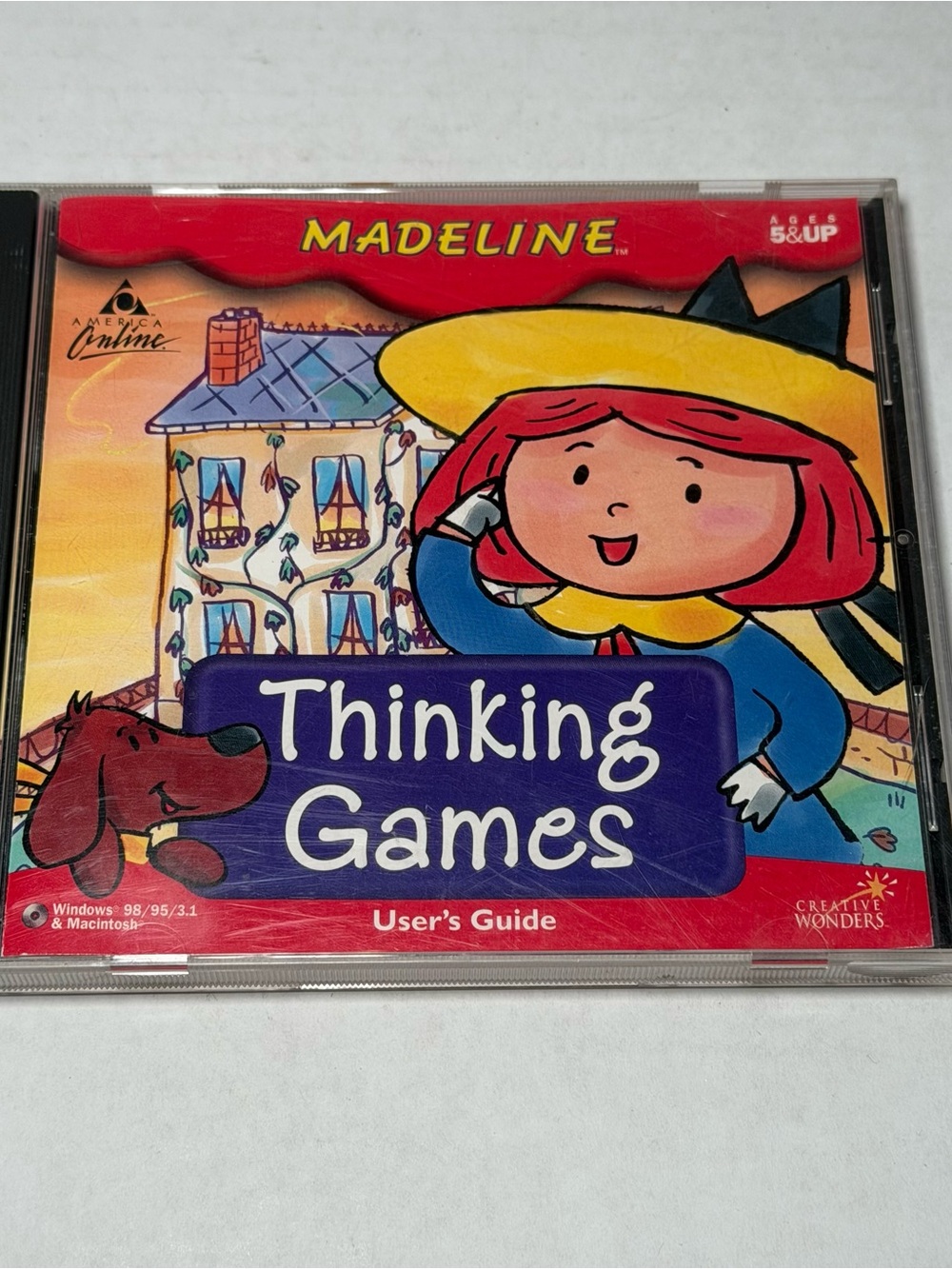 Madeline Thinking Games - 1998 Creative Wonders Vintage Pc Game Educational Cd